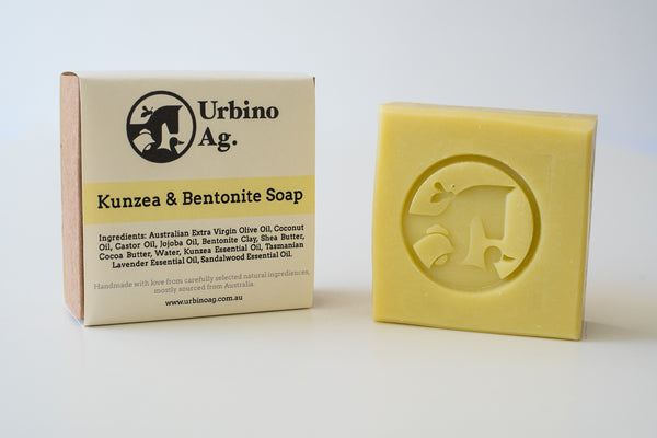 Kunzea & Bentonite soap hand made with natural ingredients including essential oils